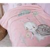 Βρεφική Κουβέρτα Κούνιας 100x140 nef-nef homeware cute snail pink 100% polyester