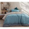 Σεντόνια Διπλά Σετ 4τμχ. 200x270cm Βαμβάκι nef-nef smart line honor - petrol 036270