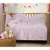 Σετ Βρεφικά Σεντόνια Κούνιας 3τμχ 120x170 nef-nef homeware cute snail pink 100% Βαμβάκι 144tc