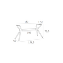 Air Βαση Taupe xl 158,5x58x72,5εκ.  Πολ/νιου