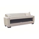 Anima Light Brown Υφασμα 3θεσιος Καναπεσ/κρεβατι με Αποθ.χωρο 210x80εκ.