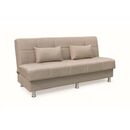 Felina Light Brown Υφασμα 3θεσιος Καναπεσ/κρεβατι με Αποθ.χωρο 182x90εκ.