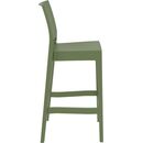 Maya 75εκ. Σκαμπο Olive Green Πολ/νιου
