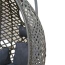Nest22 Ανθρακι 104χ132/φ102χ200εκ. Μεταλλικη
