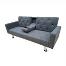 Rest/arms Grey Υφασμα Καναπες-Κρεβατι 188x88εκ.