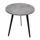 Melody Concrete mdf Φ50χ50εκ. Τραπεζι Σαλονιου