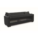 Rover Black Υφασμα 3θεσιος Καναπεσ/κρεβατι με Αποθ.χωρο 210x80εκ.