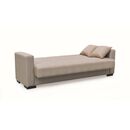 Rover Light Brown Υφασμα 3θεσιος Καναπεσ/κρεβατι με Αποθ.χωρο 210x80εκ.