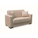 Rover Light Brown Υφασμα 2θεσιος Καναπεσ/κρεβατι με Αποθ.χωρο 150χ80εκ.