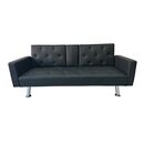 Rest/arms Black pu Καναπες-Κρεβατι 188x88εκ.