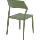 Snow Olive Green Καρεκλα Πολ/νιου