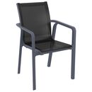 Σετ Τραπεζαρίας 11τμχ Vegas Pacific Dark Grey 100x260/300χ75εκ.