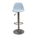 Σκαμπό Μπάρ 2τμχ Bar92 White Pu/pp 37x33x102εκ.