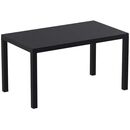 Σετ Τραπεζαρίας 5τμχ Ares Loft Black 140χ80χ75εκ.