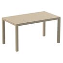 Σετ Τραπεζαρίας 5τμχ Ares Loft Taupe 140χ80χ75εκ.