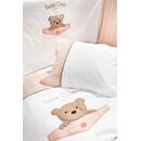 Σετ Σεντόνια 3τμχ. Bebe Teddy Rose Saint Clair Rose 100% Βαμβάκι