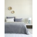 Κουβερλί Υπέρδιπλο 220x240 - Avana oat Beige / Medium Gray Nima Home 220x240