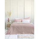 Κουβερλί Υπέρδιπλο 220x240 - Natara Light Beige / Rose Pink Nima Home 220x240