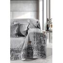 Ριχτάρι Καναπέ Perth Silver (Τριθέσιος) 180x300 guy Laroche  37% Cotton-21%polyester-42% Acrylic
