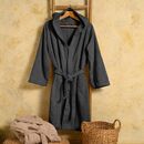 Μπουρνουζι Ενηλικων Bloom Dark Grey xl