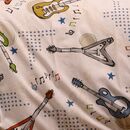 Σετ Μαξιλαροθηκες Φανελενιες Music ice (53x72) Winter Line Kids 53x72