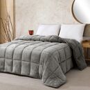 Κουβερτοπαπλωμα Υπερδιπλο Shelby Dark Grey (220x240) 220x240