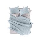Σετ 2τμχ. Κουβερλί Diamante Light Petrol 250x240 guy Laroche  100% Fine Microfiber