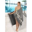 Πετσέτα Θαλάσσης - Παρεό Pestemal 20 Anthracite 90x170 guy Laroche  100% Cotton