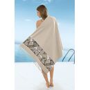 Πετσέτα Θαλάσσης - Παρεό Pestemal 22 Beige 90x170 guy Laroche  100% Cotton