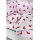 Σετ 3τμχ. Βρεφικά Σεντόνια pet Fuchsia Saint Clair  100% Cotton