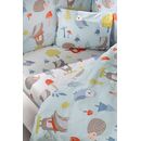 Σετ 3τμχ. Βρεφικά Σεντόνια Timber Mint Saint Clair  100% Cotton