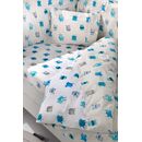 Σετ 3τμχ Βρεφική Προίκα Monsters Blue Saint Clair  100% Cotton