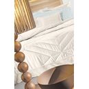 Σετ 3τμχ Πάπλωμα Columbia Ivory 250x240 guy Laroche  100% Microsatin With Synthetic fur Border