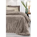 Κουβέρτα Elixir Taupe 260x240 guy Laroche  100% Polyester Art. fur