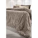 Κουβέρτα Elixir Taupe 260x240 guy Laroche  100% Polyester Art. fur