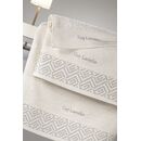 Σετ 3τμχ Πετσέτες Emblem Ivory guy Laroche  100% Cotton 500 Gr/m10