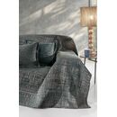 Ριχτάρι Καναπέ Melbourne Petrol (Τριθέσιος) 180x300 guy Laroche  37% Cotton-21%polyester-42% Acrylic