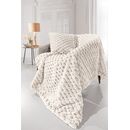Ριχτάρι Elixir Ivory 120x160 + Διακοσμητικό Μαξιλάρι guy Laroche  100% Polyester Art. fur
