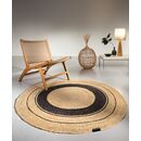 Χαλί Majestic Black Round 150εκ. guy Laroche  100% Jute