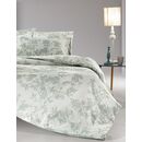 Σετ 4τμχ Σεντόνια Christy Aqua-Grey με Λάστιχο 170x200+32 guy Laroche  100% Cotton Percale