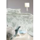Σετ 4τμχ Σεντόνια Christy Aqua-Grey με Λάστιχο 170x200+32 guy Laroche  100% Cotton Percale
