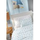 Σετ 3τμχ Βρεφικά Σεντόνια paw Ciel 115x170 guy Laroche  100% Cotton