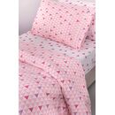Σετ 3τμχ Παιδικά Σεντόνια two 2 Twenty Fuchsia 165x250 guy Laroche  100% Cotton