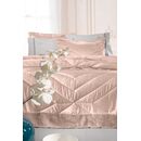 Σετ 3τμχ Πάπλωμα Columbia old Pink 250x240 guy Laroche  100% Microsatin With Synthetic fur Border