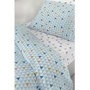 Σετ 2τμχ Παιδική Παπλωματοθήκη two 2 Twenty Aqua 165x225 guy Laroche  100% Cotton