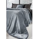Σετ 2τμχ Κουβέρτα Velvet Cement 160x220 guy Laroche  100% Flannel