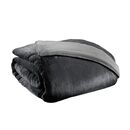 Σετ 2τμχ Κουβέρτα Velvet Anthracite 220x240 guy Laroche  100% Flannel
