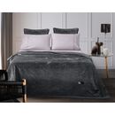 Σετ 2τμχ Κουβέρτα Bolzano Anthracite 160x220 guy Laroche  100% Velvet Pol.