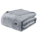 Σετ 2τμχ Κουβέρτα Bolzano Silver 160x220 guy Laroche  100% Velvet Pol.