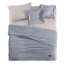 Σετ 2τμχ Κουβέρτα Bolzano Silver 220x240 guy Laroche  100% Velvet Pol.